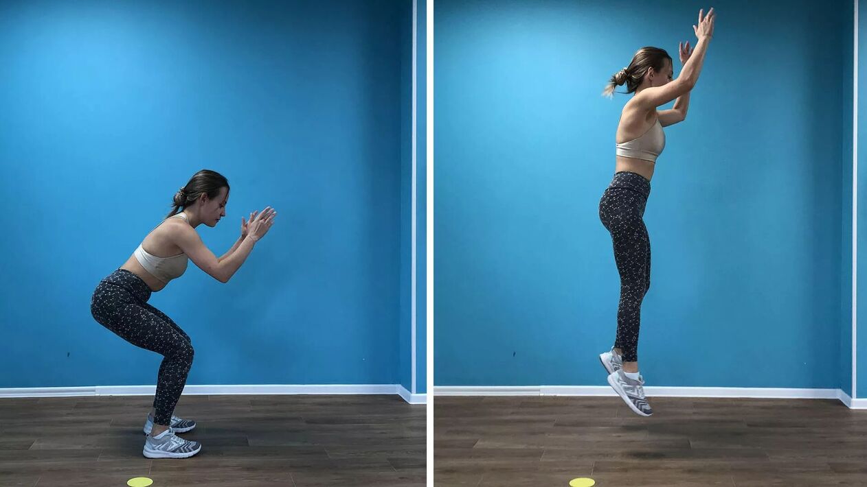 Jump out of squat