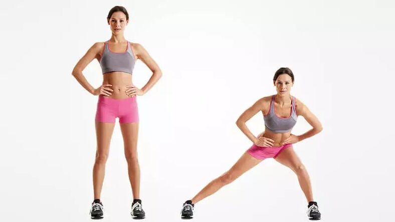 Side lunges for weight loss